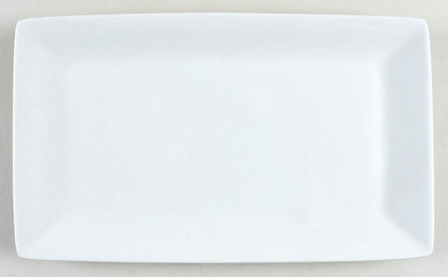 Great White Square 12" Oval Serving Platter by Pottery Barn China-1