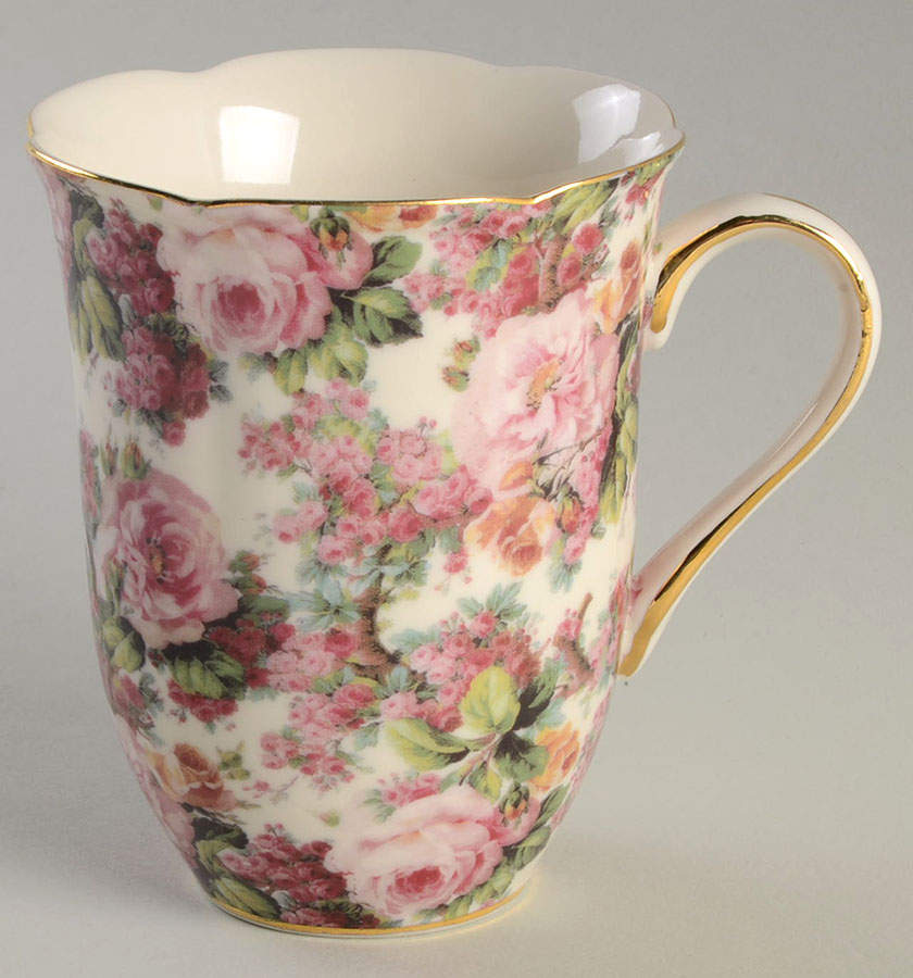 Rose Chintz Mug by Peppertree Imports-1
