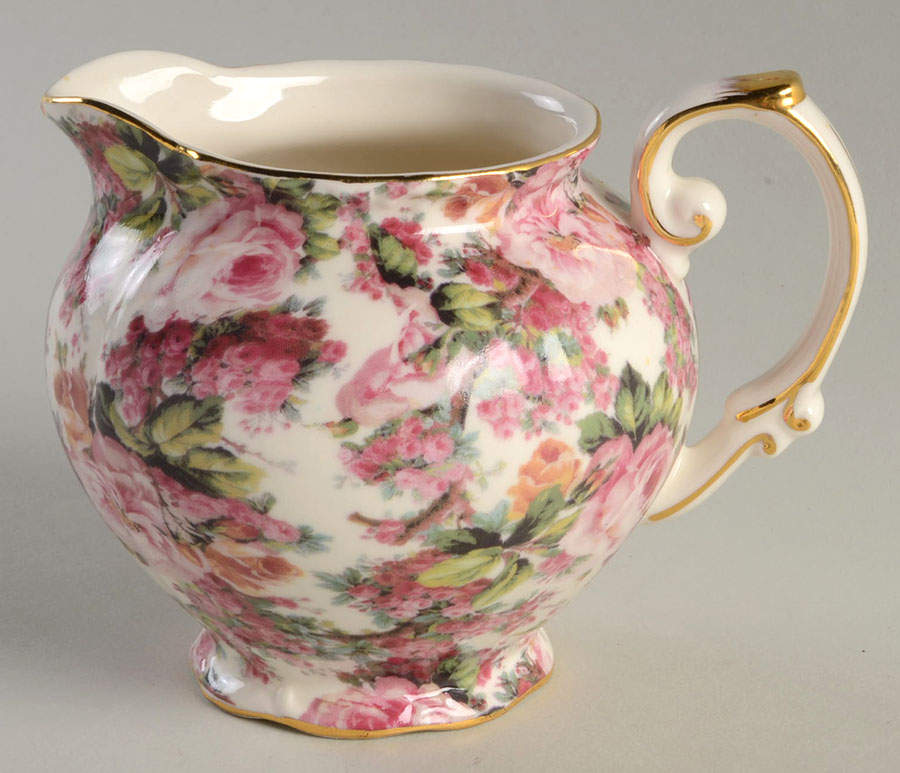Rose Chintz Creamer by Peppertree Imports-1
