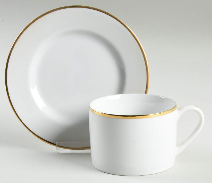 PER107 Flat Cup & Saucer Set by Pier 1-1