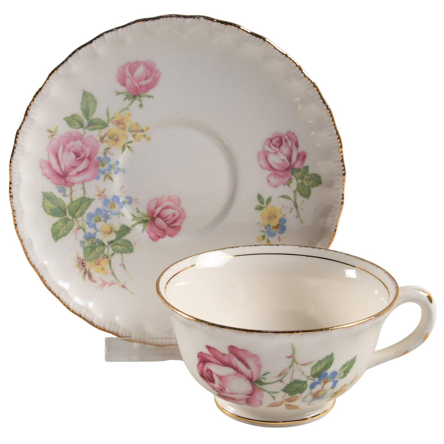 Patty Footed Cup & Saucer Set by Pope Gosser-1
