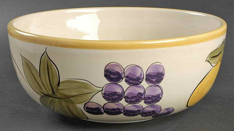 Cornucopia 9" Round Serving Bowl by Philippe Richard-1