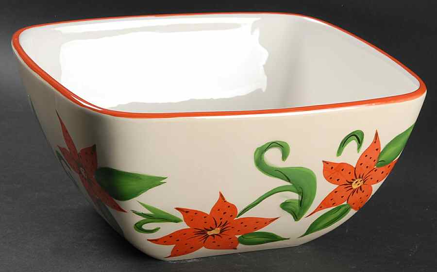 Island Paradise 10" Square Serving Bowl by Paula Deen-1