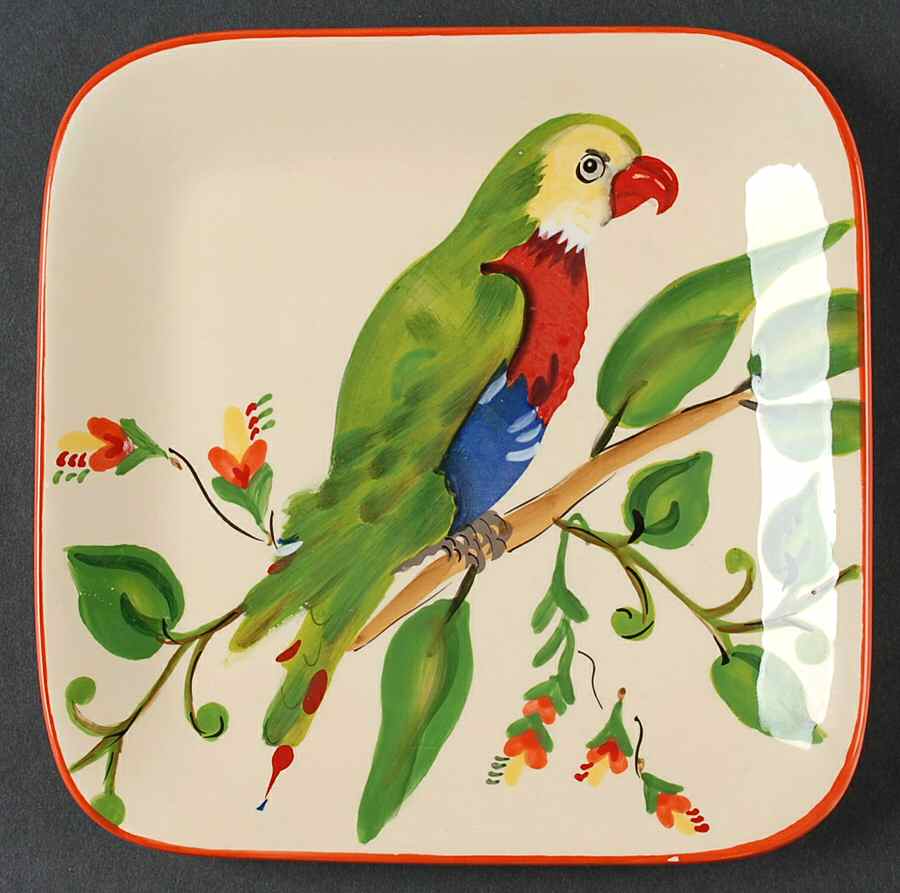 Island Paradise Square Salad Plate by Paula Deen-1