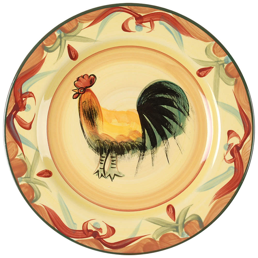 Tuscan Rooster Salad Plate by Pfaltzgraff-1