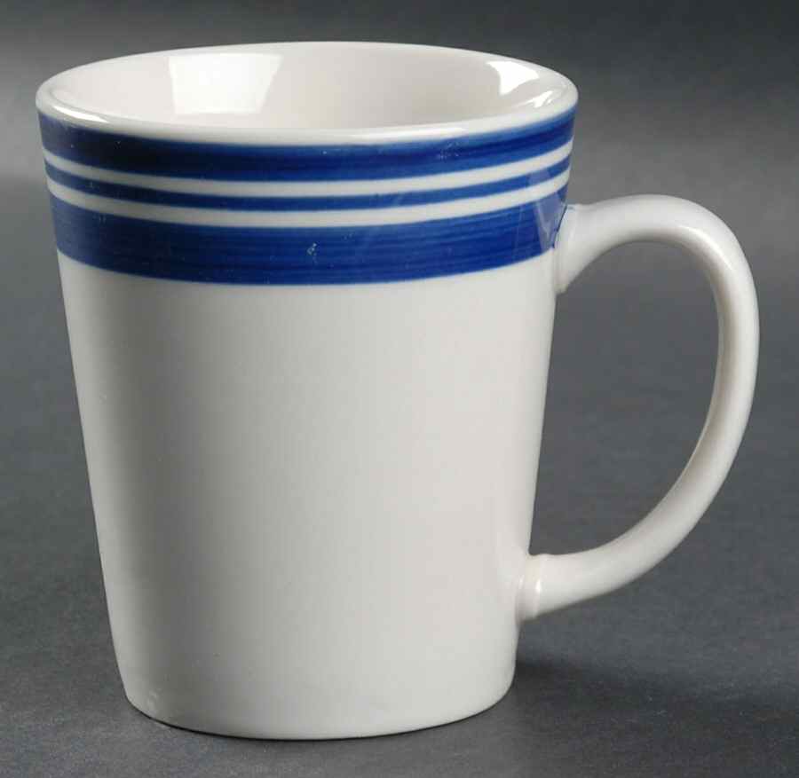 Diner Story Blue Mug by Philippe Richard-1