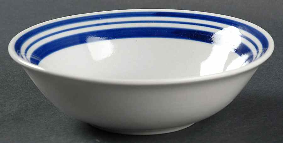 Diner Story Blue Soup/Cereal Bowl by Philippe Richard-1