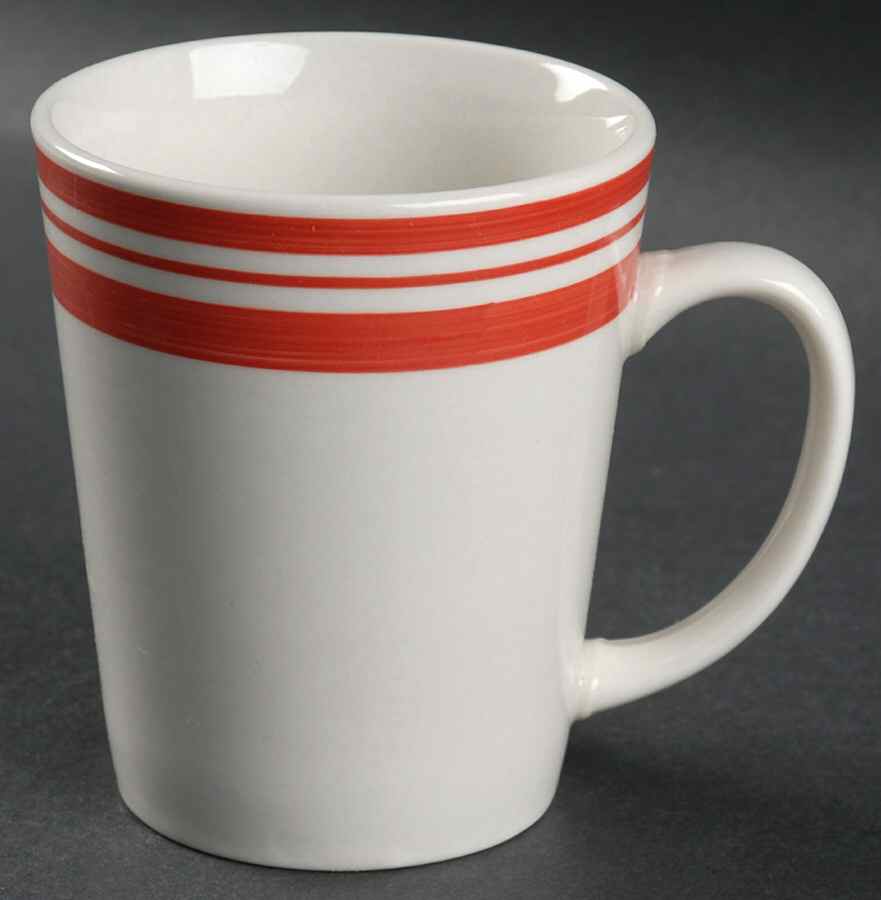 Diner Story Red Mug by Philippe Richard-1