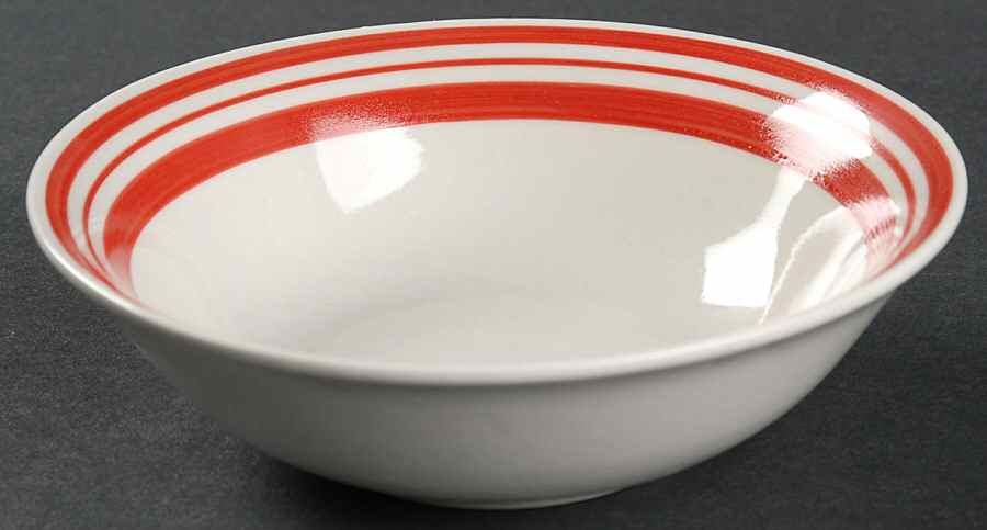 Diner Story Red Soup/Cereal Bowl by Philippe Richard-1