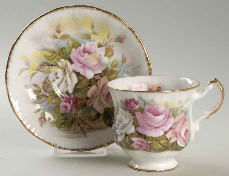 Marlborough Footed Cup & Saucer Set by Paragon-1