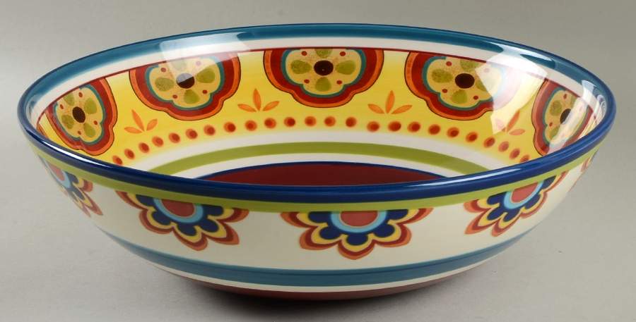 Mexicali 15" Round Serving Bowl by Pier 1-1
