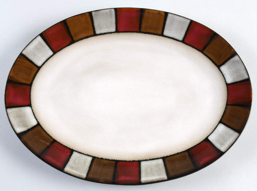 Taos 12" Oval Serving Platter by Pfaltzgraff-1