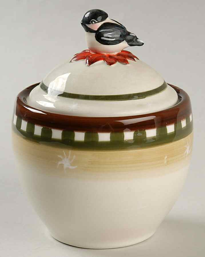 Woodlands Sugar Bowl & Lid by Pfaltzgraff-1
