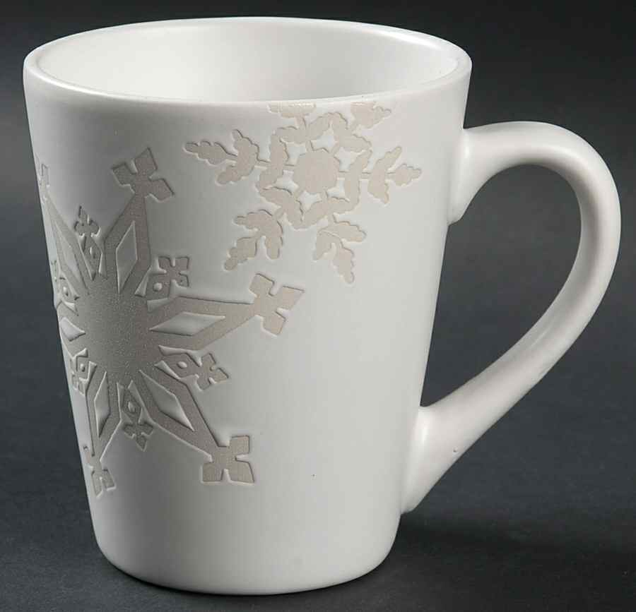 Snowflake White Mug by Pfaltzgraff-1