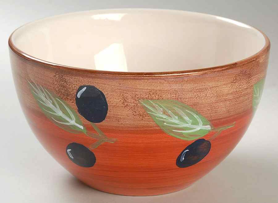 Olive Branch Soup/Cereal Bowl by Pfaltzgraff-1