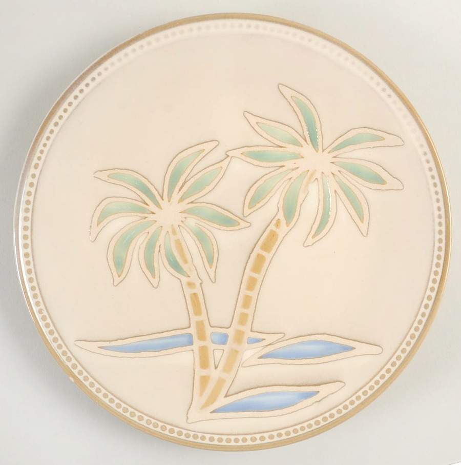 Palm Salad Plate by Pfaltzgraff-1