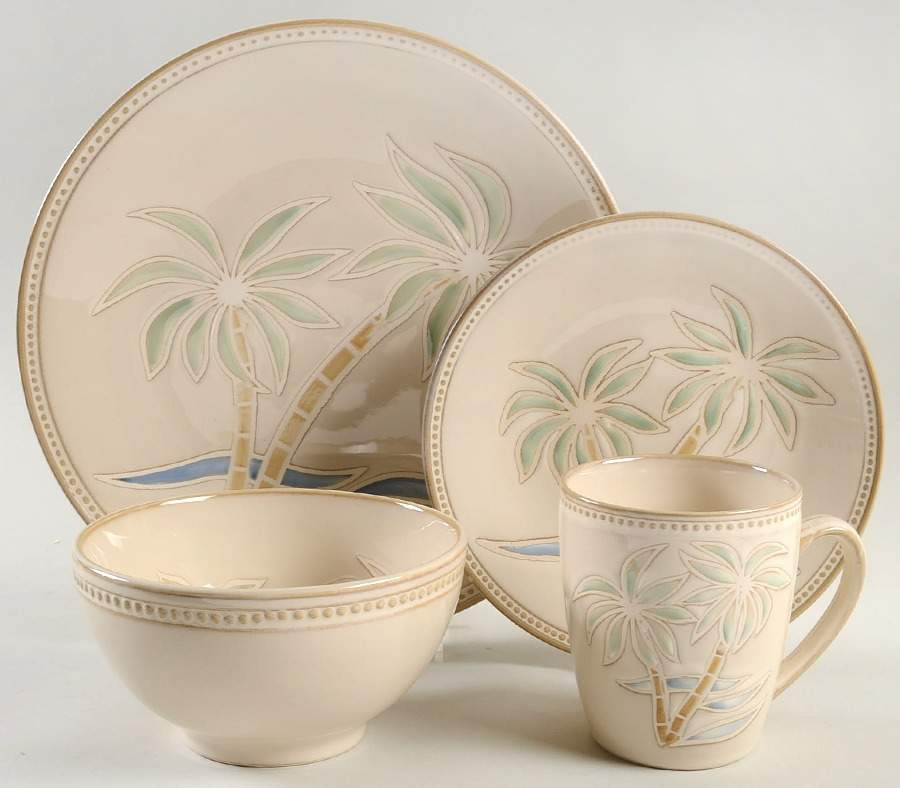 Palm 4 Piece Place Setting by Pfaltzgraff-1