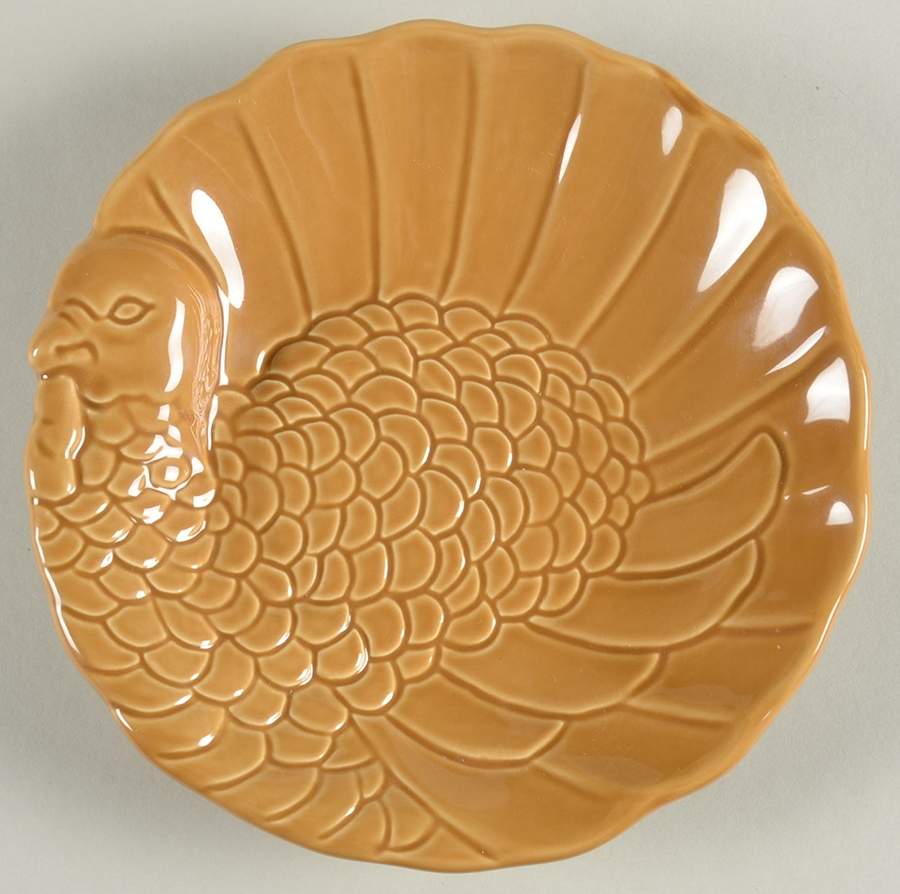 Turkey Appetizer Plate by Pottery Barn China-1