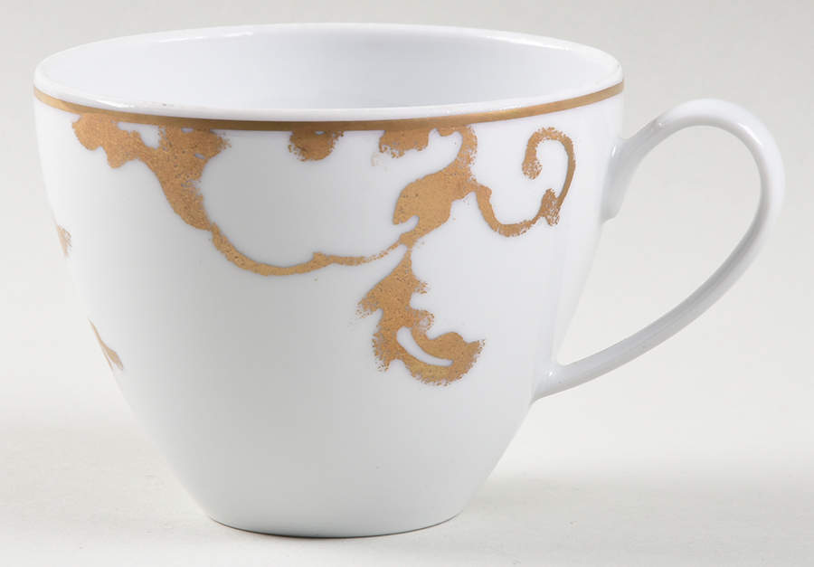 Golden Ruby Flat Cup by Porcel-1