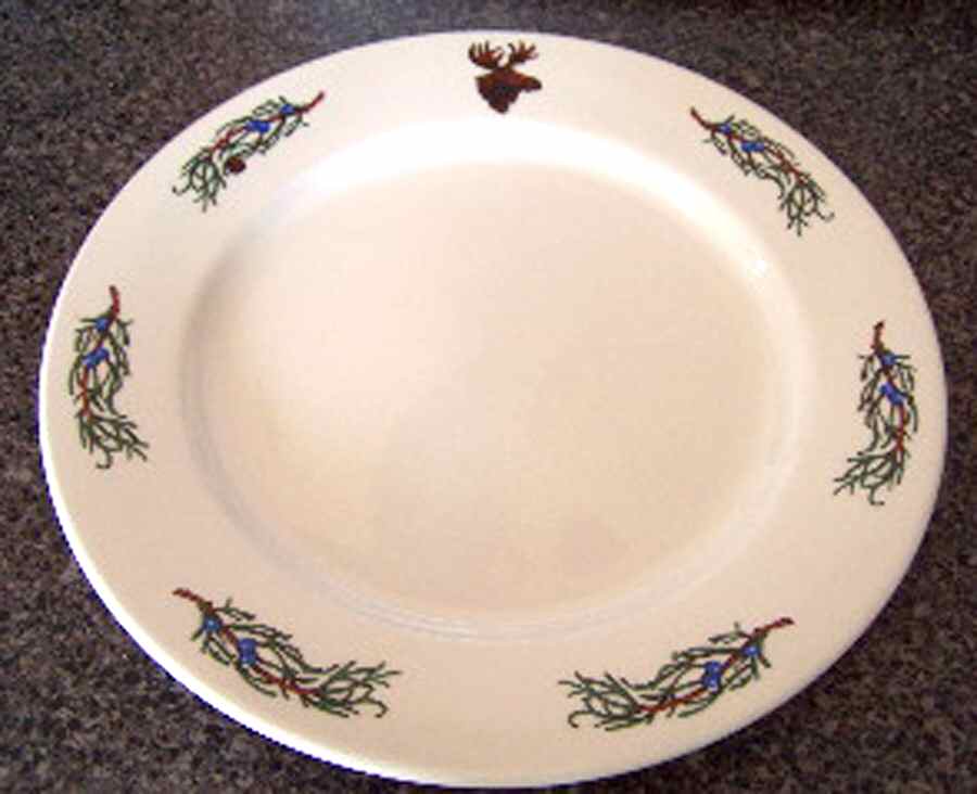 Moose Lodge Dinner Plate by Pipestone-1