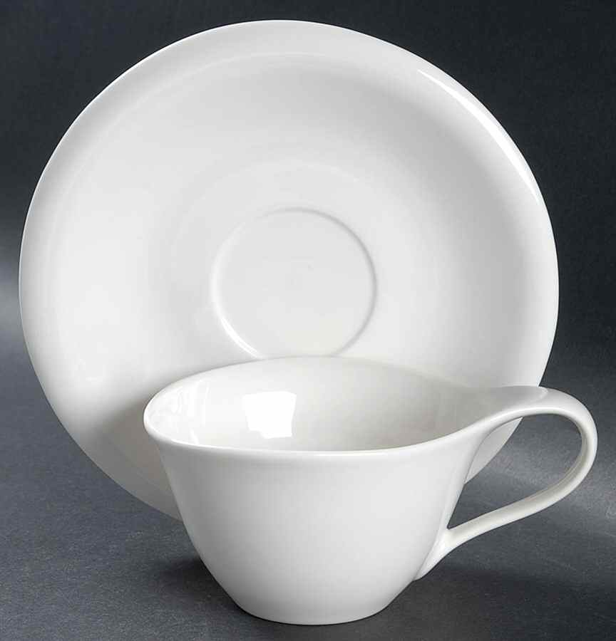 Liquid Flat Cup & Saucer Set by Portmeirion-1