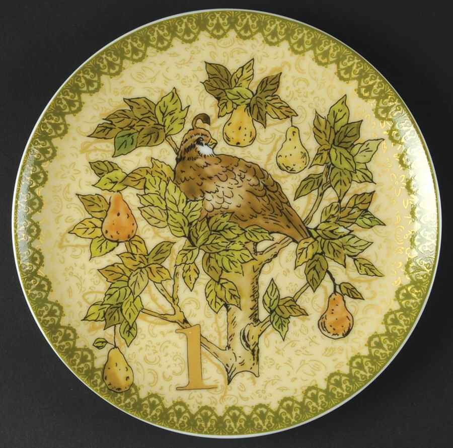 Twelve Days of Christmas Salad Plate by Pottery Barn China-1