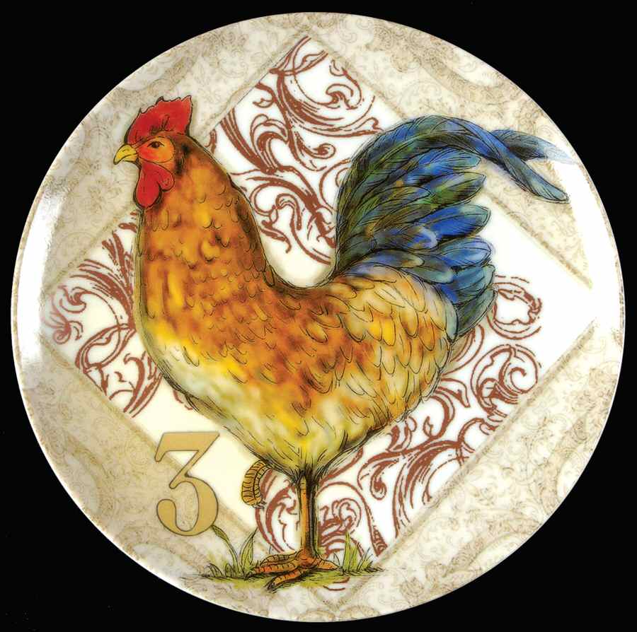 Twelve Days of Christmas Salad Plate by Pottery Barn China-1