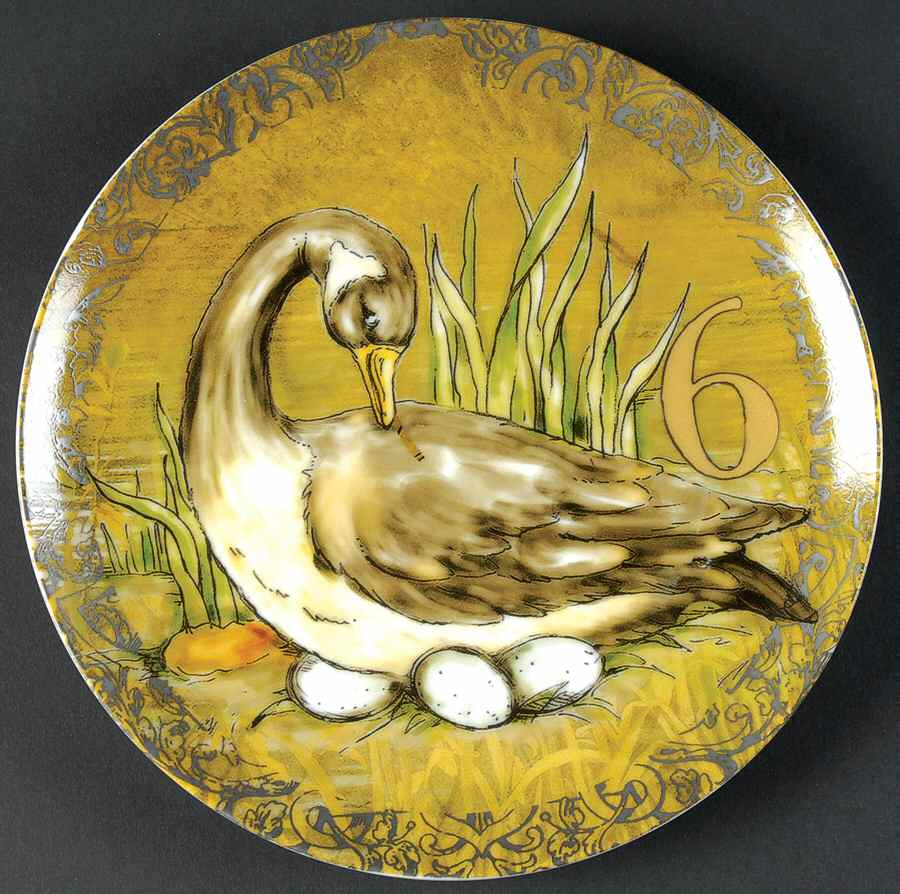 Twelve Days of Christmas Salad Plate by Pottery Barn China-1