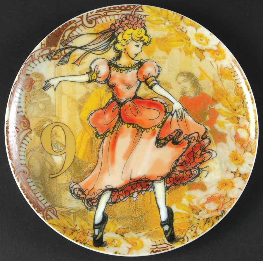 Twelve Days of Christmas Salad Plate by Pottery Barn China-1