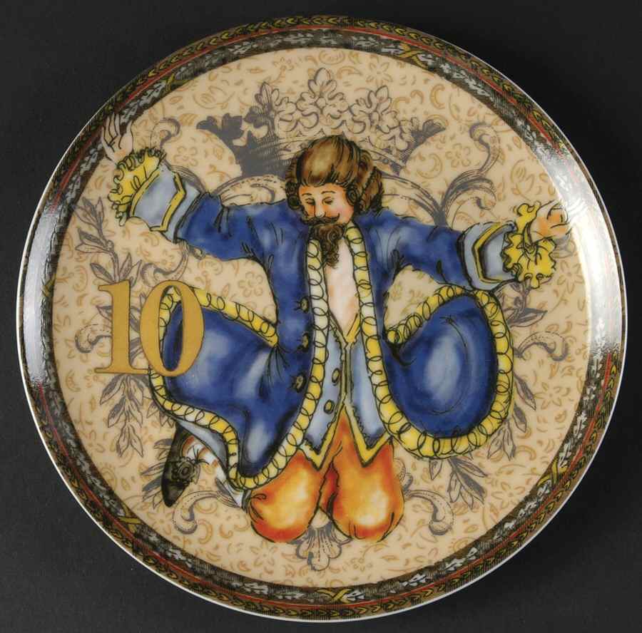 Twelve Days of Christmas Salad Plate by Pottery Barn China-1