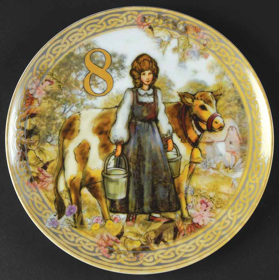 Twelve Days of Christmas Salad Plate by Pottery Barn China-1