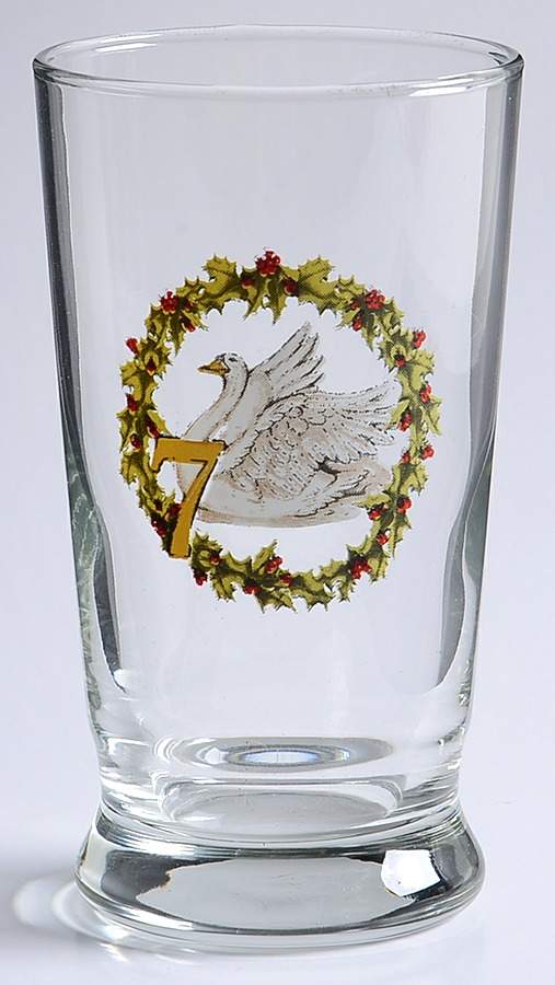 Twelve Days of Christmas 9 Oz Glassware Tumbler by Pottery Barn China-1