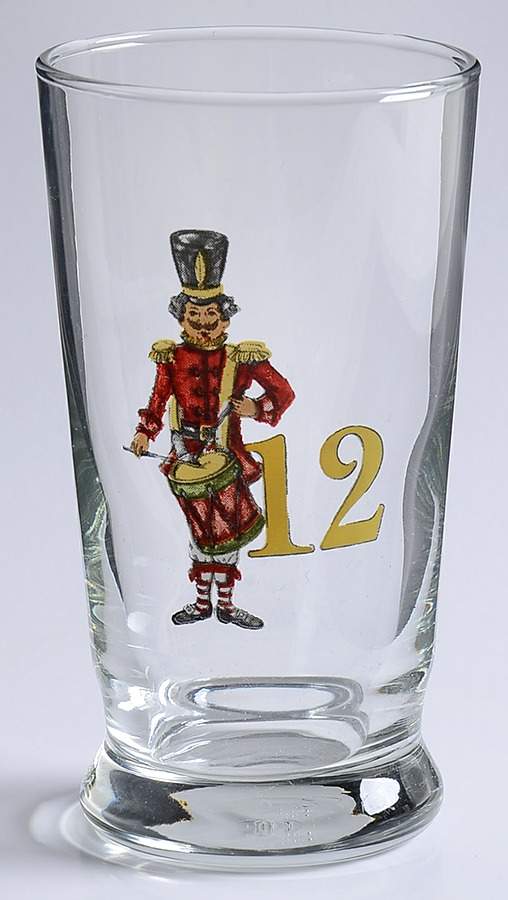 Twelve Days of Christmas 9 Oz Glassware Tumbler by Pottery Barn China-1