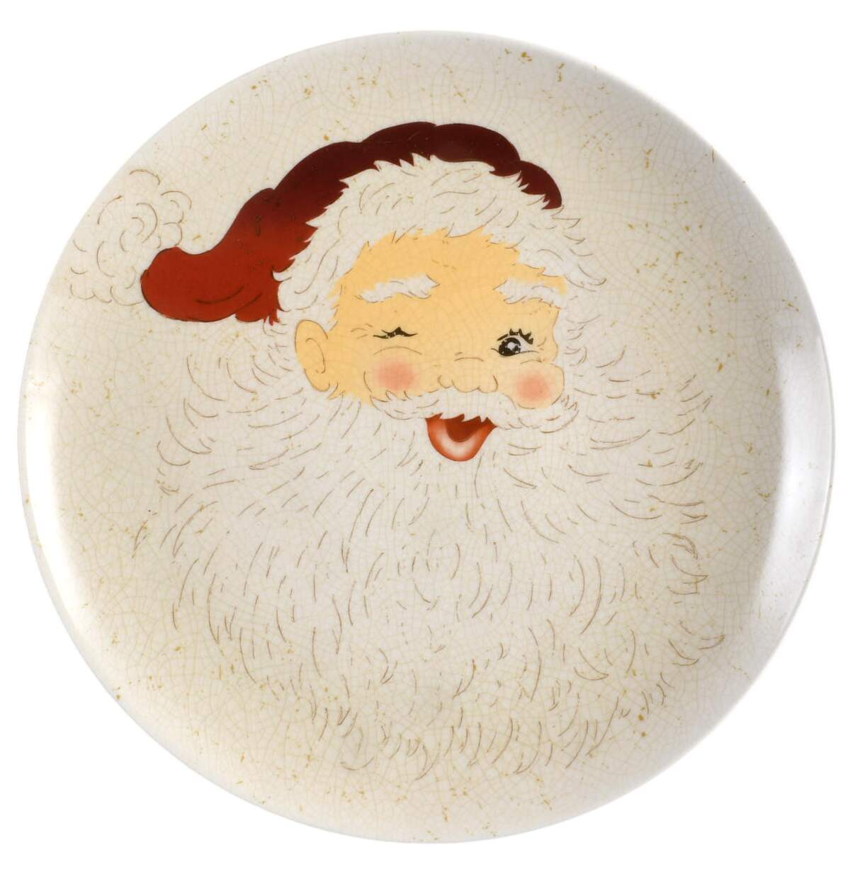 Santa 15" Chop Plate (Round Platter) by Pottery Barn China-1