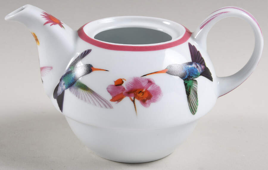 Hummingbirds Individual Teapot with Cup Teapot No Lid by Cardew Design-1
