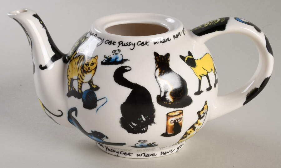 Cat Tea Mini Teapot No Lid by Cardew Design-1