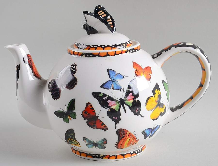 Butterflies Teapot & Lid by Cardew Design-1