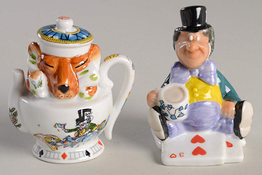 Alice in Wonderland's Cafe Figural Salt and Pepper Set by Cardew Design-1