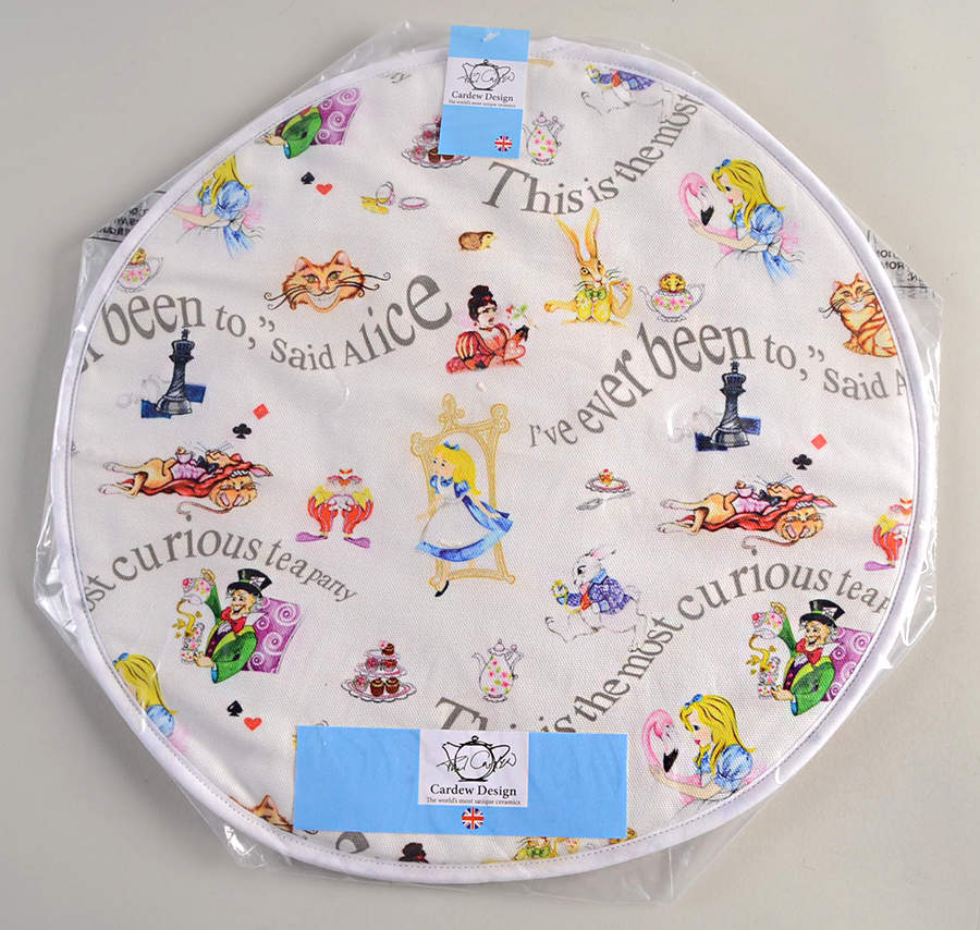 Alice in Wonderland's Cafe Cloth Hob Cover by Cardew Design-1