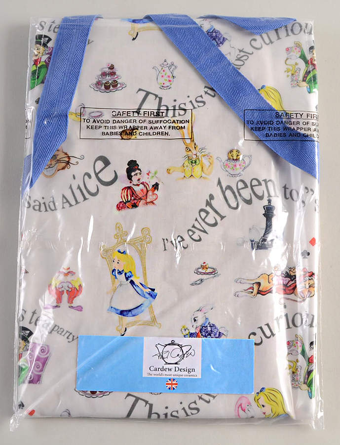Alice in Wonderland's Cafe Child's PVC Apron by Cardew Design-1