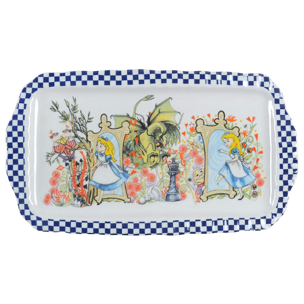 Alice in Wonderland's Cafe Cookie Tray by Cardew Design-1