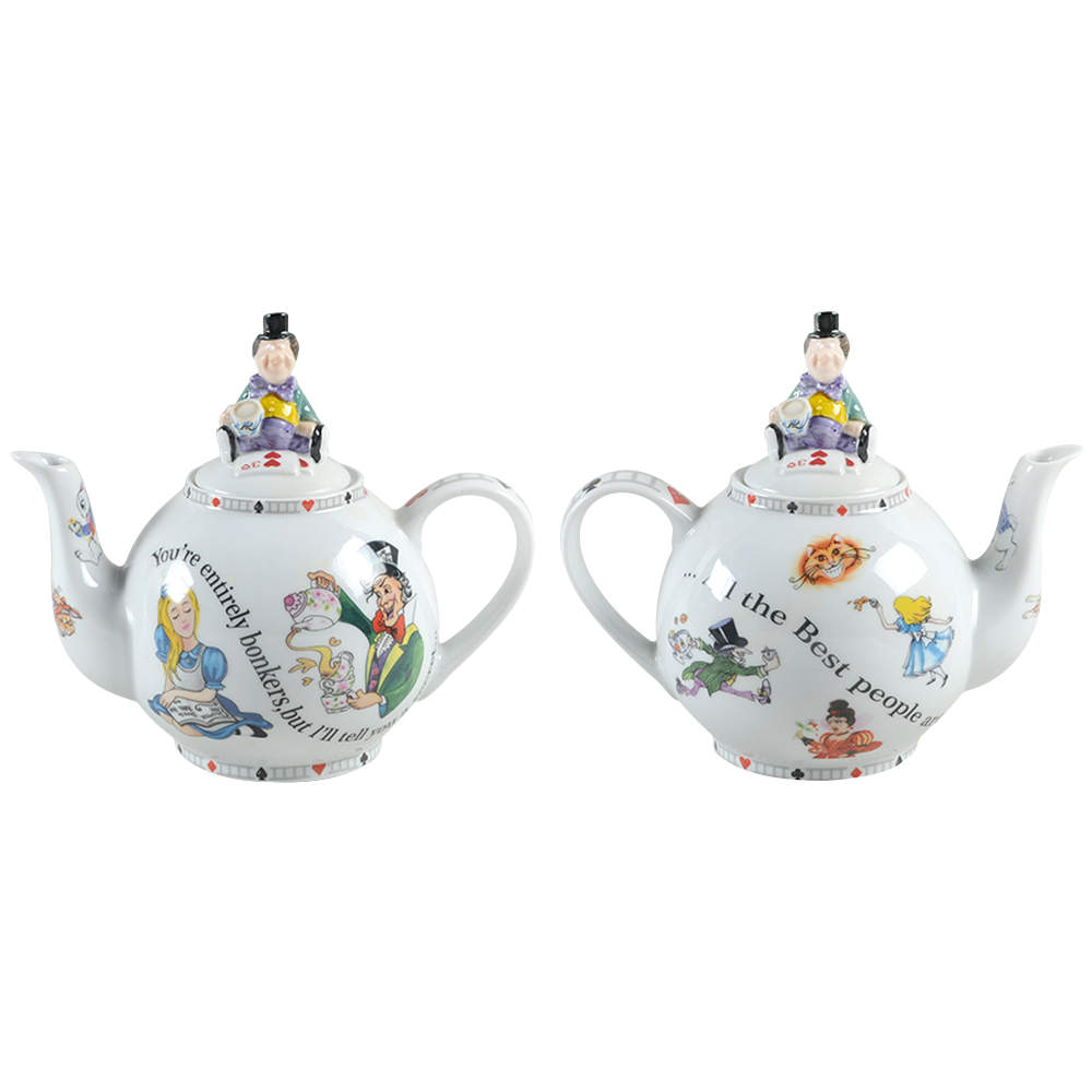 Alice in Wonderland's Cafe Teapot & Lid by Cardew Design-1
