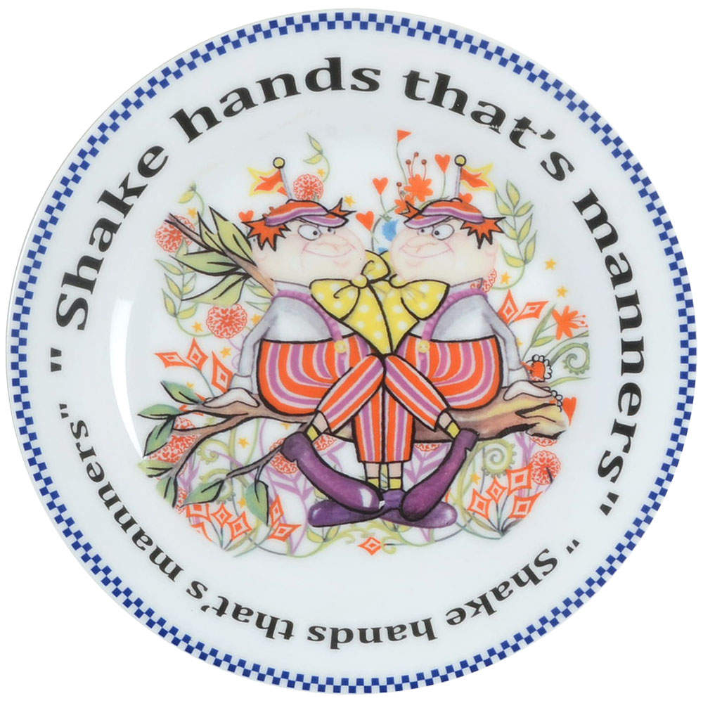 Alice in Wonderland's Cafe Dessert/Pie Plate by Cardew Design-1