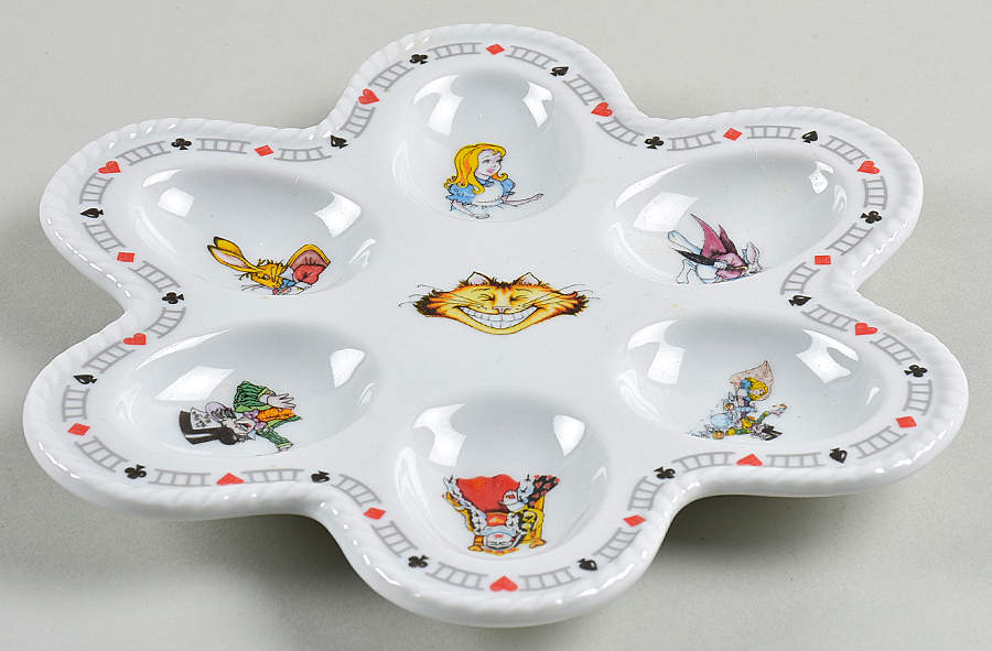 Alice in Wonderland's Cafe Deviled Egg Plate by Cardew Design-1