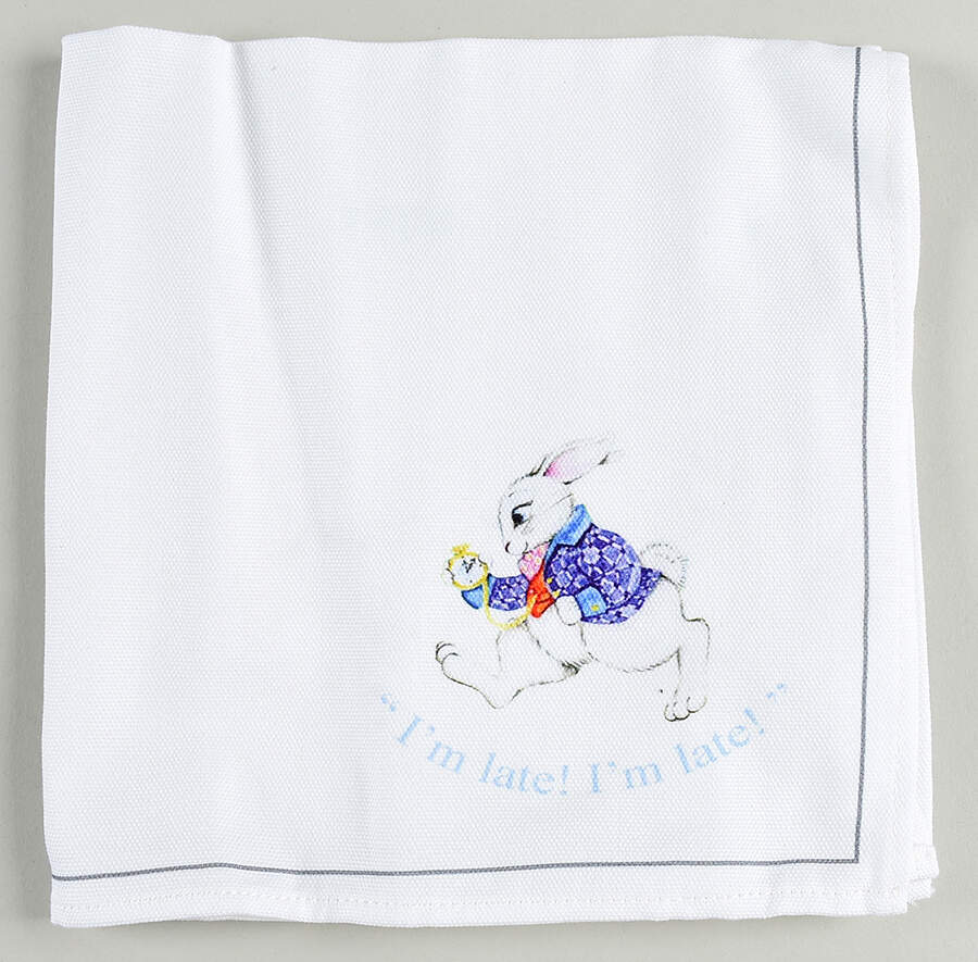 Alice in Wonderland's Cafe Cloth Napkin by Cardew Design-1