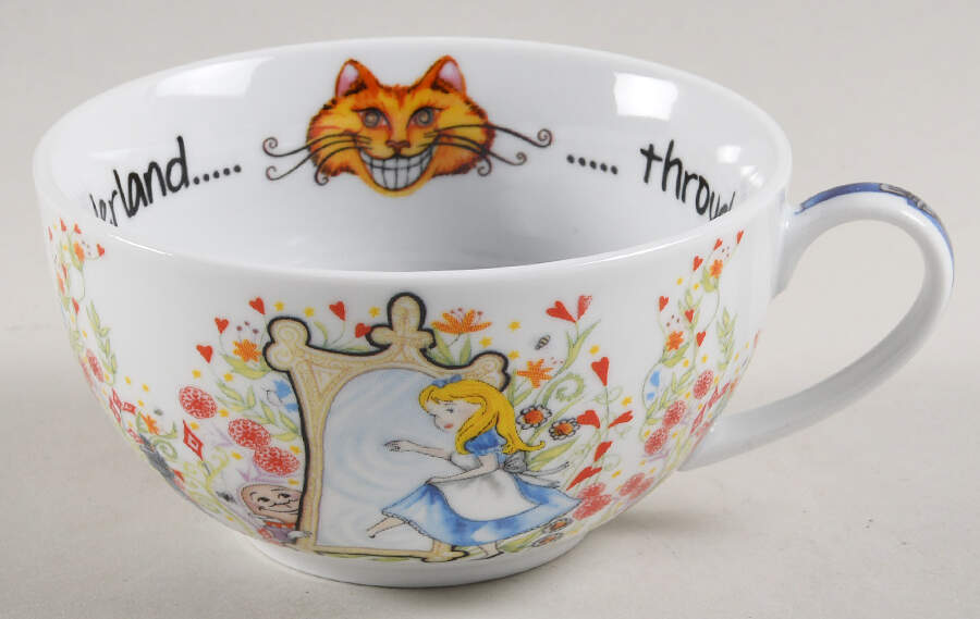 Alice in Wonderland's Cafe Cup for Individual Teapot & Lid with Cup by Cardew Design-1