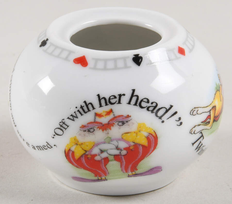 Alice in Wonderland's Cafe Toy Sugar Bowl No Lid by Cardew Design-1