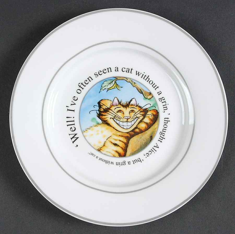 Alice in Wonderland's Cafe Salad Plate by Cardew Design-1