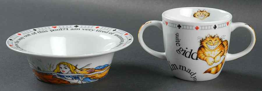 Alice in Wonderland's Cafe (2 Piece) Child's Set by Cardew Design-1