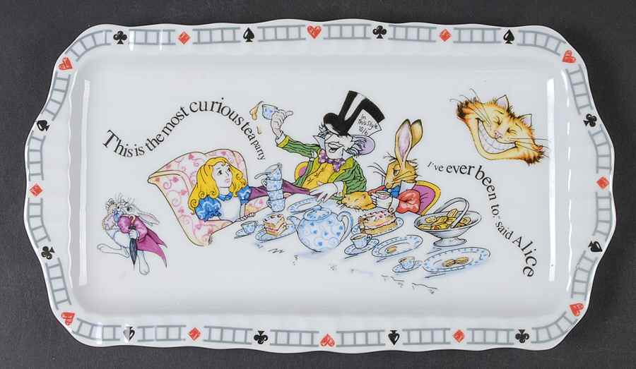 Alice in Wonderland's Cafe Cookie Tray by Cardew Design-1